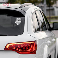 Police Shield Sticker for Vehicle Safety