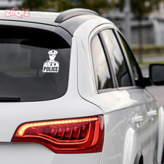 Police Officer on Board Vehicle Sticker