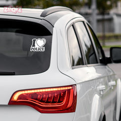 Love Police Duty Car Safety Tag for Awareness