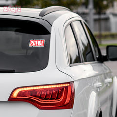 Bold Police Emblem Decal for Cars