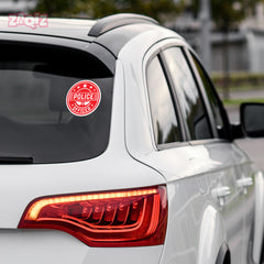 Proud Police Officer Emblem Car Sticker