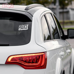 Police Duty Emblem Decal for Vehicles