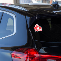 Police Patrol Service Badge Sticker for Road Safety