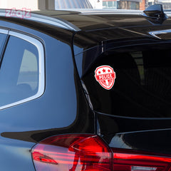 Elegant Police Officer Emblem Sticker