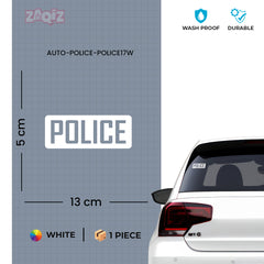 Stylish Police Badge Decal for Cars