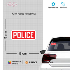 Stylish Police Badge Decal for Cars