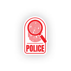 Forensic Safety Police Badge Sticker