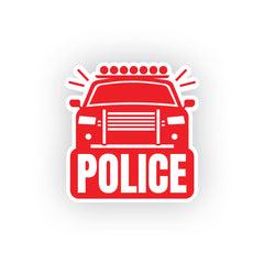 Police Patrol Awareness Car Window Decal