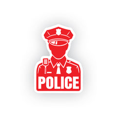 Police Officer on Board Vehicle Sticker