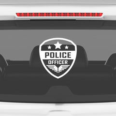Police Forces Shield Sticker for Vehicles