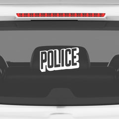 Police Duty Emblem Decal for Vehicles