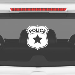 Classic Police Emblem Vehicle Decal