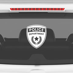 Bold Police Badge Sticker for SUVs