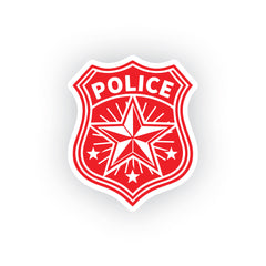 High-Quality Police Badge Decal for Cars