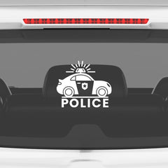 Police Patrol Service Badge Sticker for Road Safety