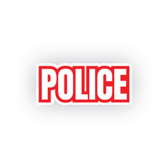 Bold Police Emblem Decal for Cars