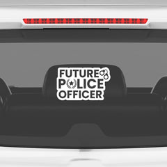 Road Safe Police Car Window Sticker