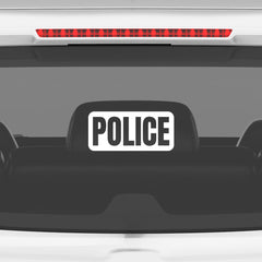 Professional Police Officer Car Sticker