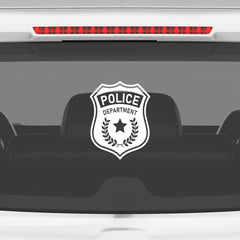 Police Officer Duty Vehicle Sticker