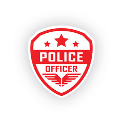 Police Forces Shield Sticker for Vehicles