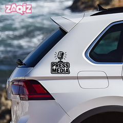 Zaqiz Press Media Sticker Premium Journalist Sticker