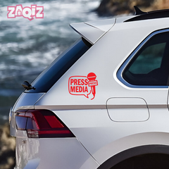 Zaqiz Press Media Sticker Event Access Pass