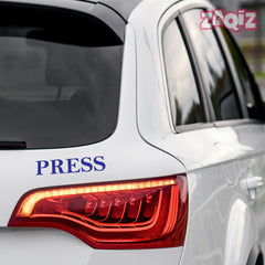 Zaqiz Press Media Sticker Media Crew Access Sticker