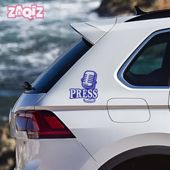 Zaqiz Press Media Sticker Priority Access Decal