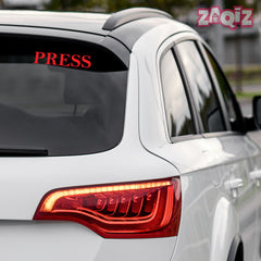 Zaqiz Press Media Sticker Media Crew Access Sticker