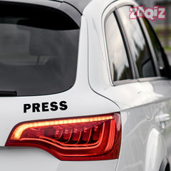 Zaqiz Press Media Sticker Priority Lane Decal