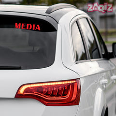 Zaqiz Press Media Sticker Broadcast Team Vehicle Decal
