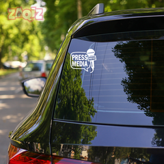 Zaqiz Press Media Sticker Event Access Pass