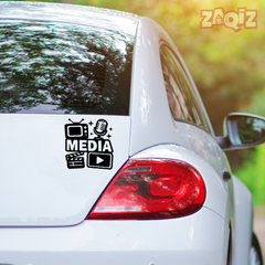 Zaqiz Press Media Sticker VIP Parking Decal