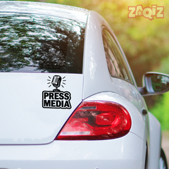 Zaqiz Press Media Sticker Premium Journalist Sticker