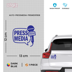 Zaqiz Press Media Sticker Event Access Pass