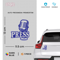 Zaqiz Press Media Sticker Priority Access Decal