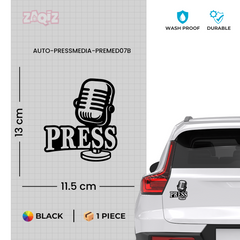 Zaqiz Press Media Sticker Priority Access Decal