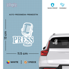 Zaqiz Press Media Sticker Priority Access Decal