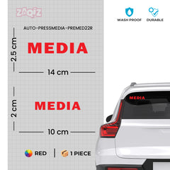 Zaqiz Press Media Sticker Fast-Track Entry Sticker