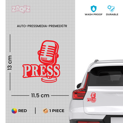 Zaqiz Press Media Sticker Priority Access Decal
