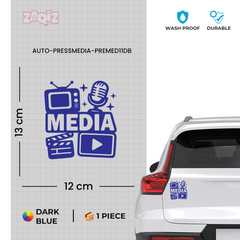 Zaqiz Press Media Sticker VIP Parking Decal