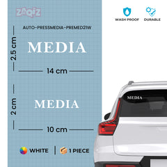 Zaqiz Press Media Sticker Premium Event Pass Label