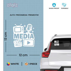 Zaqiz Press Media Sticker VIP Parking Decal