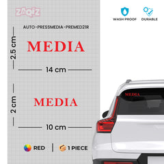 Zaqiz Press Media Sticker Premium Event Pass Label