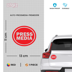 Zaqiz Press Media Sticker VIP Access Decal
