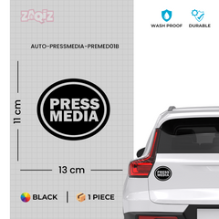 Zaqiz Press Media Sticker VIP Access Decal