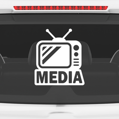 Zaqiz Press Media Sticker High-Visibility Press Pass