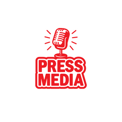 Zaqiz Press Media Sticker Premium Journalist Sticker