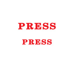 Zaqiz Press Media Sticker Field Reporter Vehicle Badge