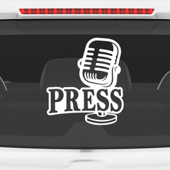 Zaqiz Press Media Sticker Priority Access Decal
